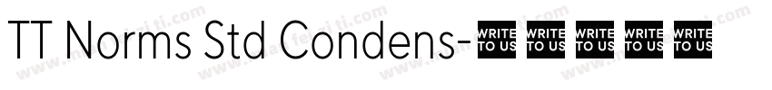 TT Norms Std Condens字体转换